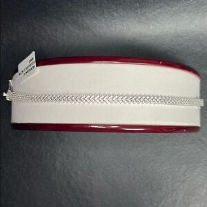 6.5 “ Chevron S925 Moissanite Bracelet